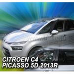 ΑΝΕΜΟΘΡΑΥΣΤΕΣ ΓΙΑ CITROEN C4 PICASSO MK2 5D 07/2013+ ΣΕΤ ΑΥΤΟΚΙΝΗΤΟΥ ΑΠΟ ΕΥΚΑΜΠΤΟ ΦΙΜΕ ΠΛΑΣΤΙΚΟ HEKO - 4 ΤΕΜ.