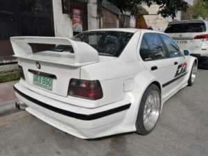 Αεροτομή πορτ μπαγκάζ για BMW E36 sedan / coupe – LTW M3 GT Class 2 – μαύρη γυαλιστερή