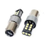 Amio - P21/5W 1157 12-24V 7.5W 6.000K 800lm LED CAN-BUS 15SMD 2835 -2ΤΕΜ (01641/AM)