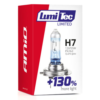 H7 12V 55W P14,5s LUMITEC LIMITED +130% UP TO 40m AMIO - 1 ΤΕΜ.