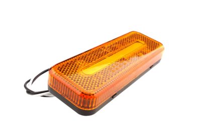 ΦΩΣ ΟΓΚΟΥ ΦΟΡΤΗΓΟΥ LED ΠΟΡΤΟΚΑΛΙ 10-30V 124x49x22mm ΑΔΙΑΒΡΟΧΟ OM-02-O AMIO 1ΤΕΜ.