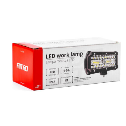 ΠΡΟΒΟΛΕΑΣ ΕΡΓΑΣΙΑΣ WORKING LAMP 40LED 120W 9-36V 3200lm 6000K 170x74x63mm AWL19 AMIO