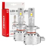 ΛΑΜΠΕΣ LED H7/Η18 10-16V 72W 6.500K 7920lm CANBUS (ΑΝΕΜΙΣΤΗΡΑΚΙ) X2 SERIES AMIO - 2ΤΕΜ.