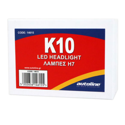 ΣΥΣΤΗΜΑ LED K10 H7 25W 2200LM 6500K 2ΤΜΧ