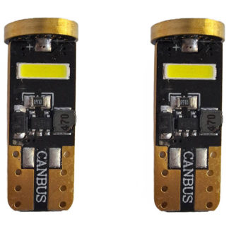Λάμπες T10 3 Led Canbus 12V - 24V 2 Τεμάχια