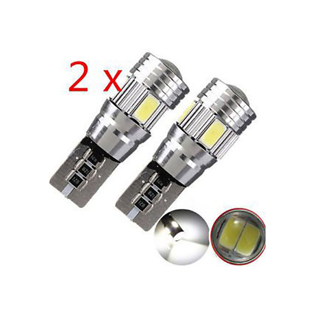 Λάμπες T10 6 Led Canbus 600407 2Τμχ