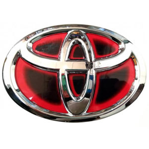Σήμα Μάσκας Toyota Κόκκινο – Μαύρο 16x11cm