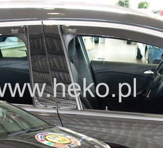 OPEL ASTRA K 5D 2015+ SPORT TOURER WAGON ΣΕΤ ΑΝΕΜΟΘΡΑΥΣΤΕΣ ΑΠΟ ΕΥΚΑΜΠΤΟ ΦΙΜΕ ΠΛΑΣΤΙΚΟ HEKO - 4 ΤΕΜ.