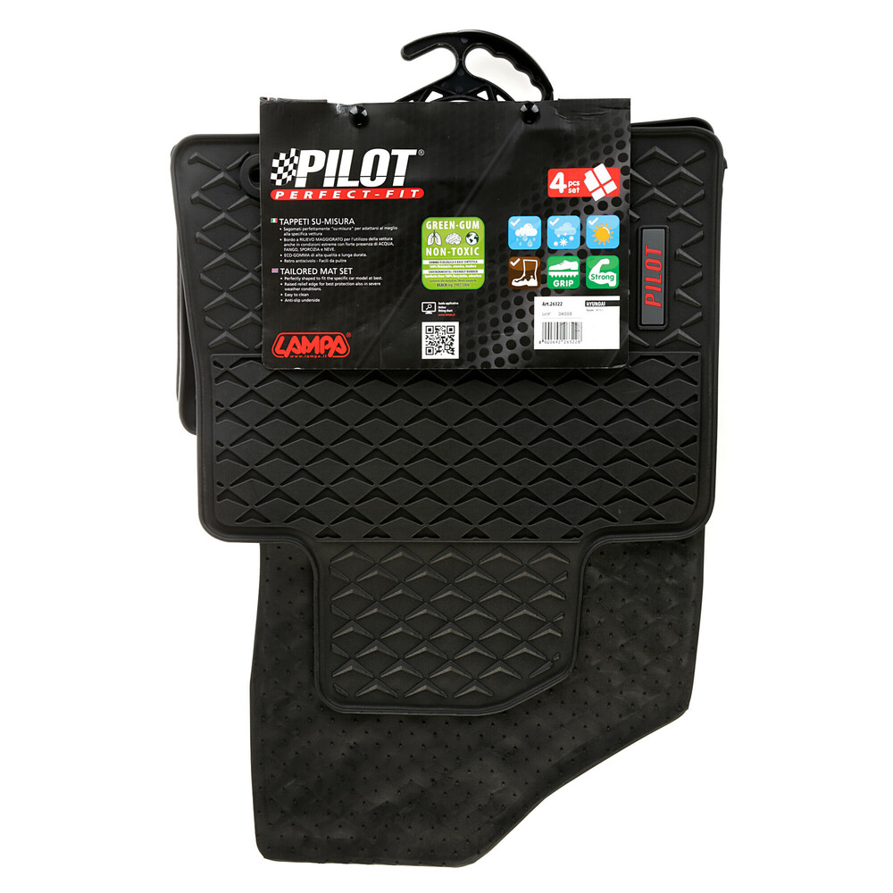 HYUNDAI TUCSON 09/2015 - 10/2020 ΠΑΤΑΚΙΑ ΜΑΡΚΕ ΛΑΣΤΙΧΟ PILOT ECO GOMMA STYLE A (ΜΕ ΚΟΥΜΠΩΜΑΤΑ) LAMPA - 4 ΤΕΜ.