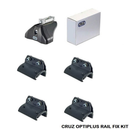 Πόδια / Άκρα Για Μπάρες Οροφής CRUZ Optiplus Rail FIX 936-608 Για Hyundai Bayon 5d 21+ Με Ενσωματωμένο Railing Σετ 4 Τεμάχια