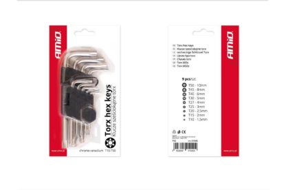 ΑΛΕΝ TORX ΚΟΝΤΑ 125mm TKS AMiO - 9 ΤΕΜ.