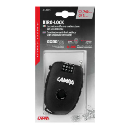 ΑΝΤΙΚΛΕΠΤΙΚΟ ΚΡΑΝΟΥΣ ΜΕ ΣΥΝΔΥΑΣΜΟ KIRO-LOCK 74cm/ 3mm LAMPA -1 TEM.