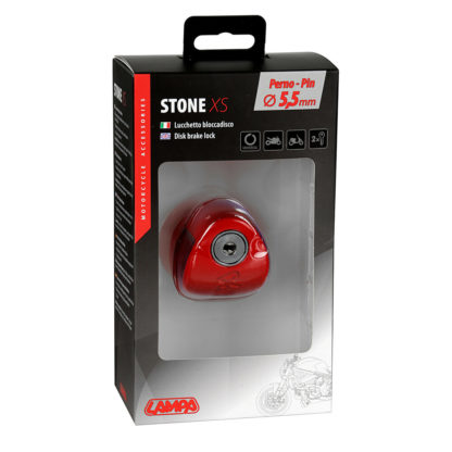 ΑΝΤΙΚΛΕΠΤΙΚΟ ΔΙΣΚΟΦΡΕΝΟΥ STONE XS ΚΟΚΚΙΝΟ 5,5mm (2 ΚΛΕΙΔΙΑ) LAMPA - 1 ΤΕΜ