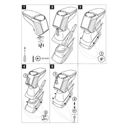 HYUNDAI i10 2020+ ΤΕΜΠΕΛΗΣ ARMSTER 2 (ΜΑΥΡΟΣ ΜΕ ΤΣΕΠΗ) - 1 ΤΕΜ.