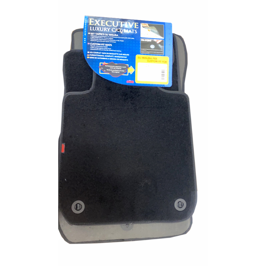 BMW 3 ΣΕΙΡΑ F30 02/2012-11/2018 / BMW 3 ΣΕΙΡΑ F31 TOURING 06/2012-07/2019 ΜΑΡΚΕ ΠΑΤΑΚΙΑ EXECUTIVE ΜΟΚΕΤΑ ΣΕ ΜΑΥΡΟ ΧΡΩΜΑ ME ΚΟΥΜΠΩΜΑΤΑ LAMPA - 4 ΤΕΜ.