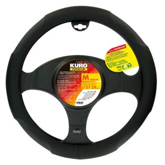 ΚΑΛΥΜΜΑ ΤΙΜΟΝΙΟΥ KURO PREMIUM M 37/39 cm ΜΑΥΡΟ ΑΠΟ ΑΟΣΜΟ, ΜΗ ΤΟΞΙΚΟ, ΟΙΚΟΛΟΓΙΚΟ ΚΑΙ ΑΝΑΚΥΚΛΩΣΙΜΟ ΔΙΑΤΡΗΤΟ TPE ΘΕΡΜΟΠΛΑΣΤΙΚΟ ΕΛΑΣΤΟΜΕΡΕΣ LAMPA - 1 ΤΕΜ.