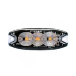 Amio - ΣΤΡΟΜΠΟ 12/24V 8x3x0,9cm ΠΟΡΤΟΚΑΛΙ 3LED 9W (3x3W) R65 R10 - 1 ΤΕΜ. (02297/AM)