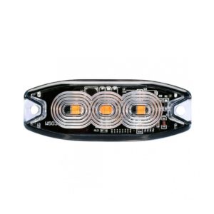 ΣΤΡΟΜΠΟ 12/24V 8x3x0,9cm ΠΟΡΤΟΚΑΛΙ 3LED 9W (3x3W) R65 R10 AMiO – 1 ΤΕΜ.