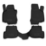 ΠΑΤΑΚΙΑ ΣΕ ΣΚΑΦΗ TPE ΛΑΣΤΙΧΟ ΓΙΑ SKODA OCTAVIA 5 09/2004-2013  ΣΕ ΜΑΥΡΟ ΧΡΩΜΑ NOVLINE - 4 ΤΕΜ.