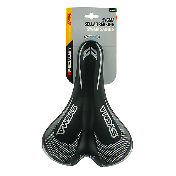 Σέλα ποδηλάτου (260x180mm /480gr) μαύρη Sygma Saddle