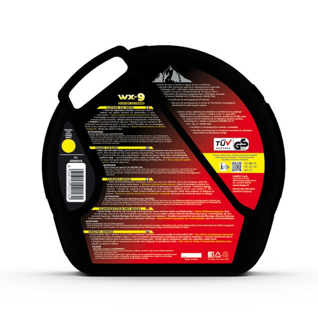 ΑΛΥΣΙΔΕΣ ΧΙΟΝΙΟΥ WINTER EXTREME WX9 - 9mm Ν140 LAMPA - 2 ΤΕΜ.