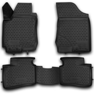 HYUNDAI i30 09/2007-2012 ΜΑΡΚΕ ΠΑΤΑΚΙΑ ΣΕ ΣΚΑΦΗ TPE ΛΑΣΤΙΧΟ ΣΕ ΜΑΥΡΟ ΧΡΩΜΑ NOVLINE - 4 ΤΕΜ.