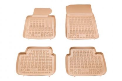 Λαστιχένια πατάκια Rezaw Plast BMW σειρά 3 E93 (2007-2013) - τύπου σκαφάκι - μπεζ - 4τμχ.