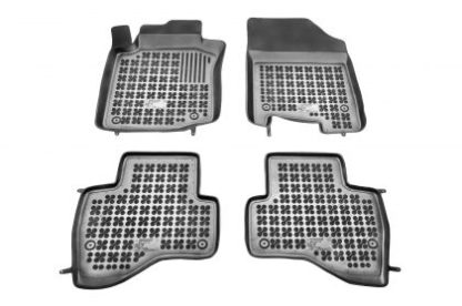 Λαστιχένια πατάκια Rezaw Plast για Citroen C1 (2008 - 2014), Peugeot 107 (2005 - 2014), Toyota Aygo (2005-2014) - τύπου σκαφάκι - 4τμχ.
