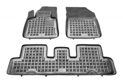 Λαστιχένια πατάκια Rezaw Plast για Citroen C4 Picasso II (2013+) - 7 seats - τύπου σκαφάκι - 3τμχ.