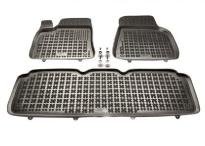 Λαστιχένια πατάκια Rezaw Plast για Tesla Model S (2012+) - τύπου σκαφάκι - 3τμχ.