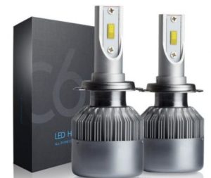 Led λάμπες Η7 για μεσαία ή μεγάλα φώτα 7600 lumen , 36 Watt 6000K – 2τμχ.