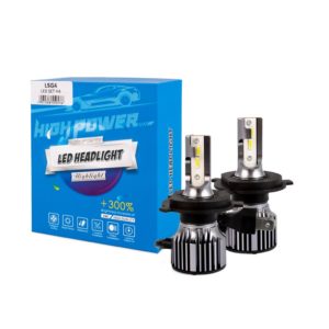 H4  12>24V 6.500K 5.000lm 50W CSP1860 LED LSG SERIES +300% KIT M-TECH – 2 ΤΕΜ.