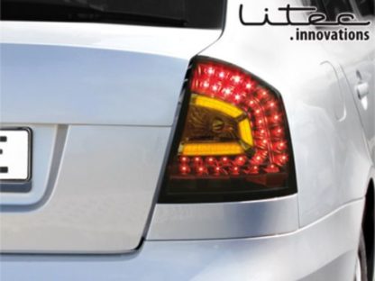 Πίσω φανάρια led για Skoda Octavia combi (2004-2011) - σετ 2τμχ.