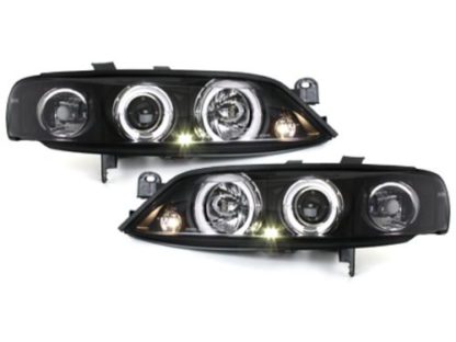 Φανάρια εμπρός angel eyes για Opel Vectra B (1996-2001) , με λάμπες (Η1) - σετ 2τμχ.