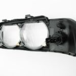 Κρύσταλλα φαναριών για BMW E39 (1995-2000) - λευκό φλας