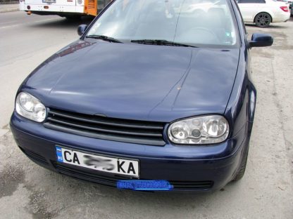 Μάσκα χωρίς σήμα για Vw Golf 4 - μαύρη με 3 γρίλιες