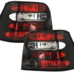 Πίσω φανάρια για Vw Golf IV  (1997-2003)  - μαύρα - σετ 2τμχ.