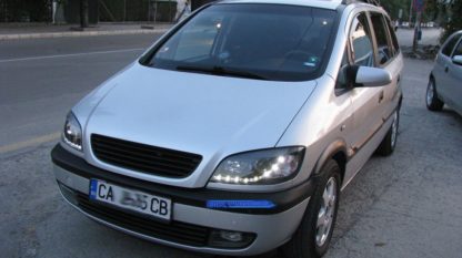 Φανάρια εμπρός led για Opel Zafira A (1999-2005) - μαύρα , με λάμπες (Η1) - σετ 2τμχ.