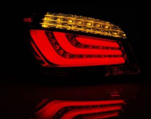 Πίσω φανάρια led lightbar design για BMW E60 (2003-2007) – φιμέ φλας – σετ 2τμχ.