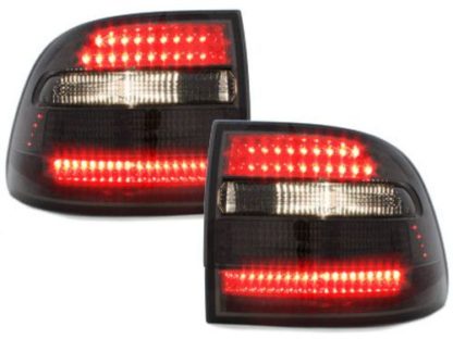 Πίσω φανάρια led για Porsche Cayenne (2003-2007) - μαύρα - σετ 2τμχ.