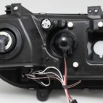 Φανάρια εμπρός angel eyes με led για Chrysler 300C (2004-2008) - chrome , με λάμπες (Η1) - σετ 2τμχ.