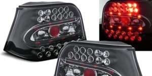 Πίσω φανάρια led για Vw Golf IV – black – σετ 2τμχ.