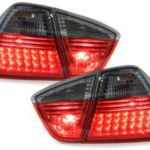 Πίσω φανάρια led για BMW E90 sedan (2005-2008) - φιμέ φλας - σετ 2τμχ.