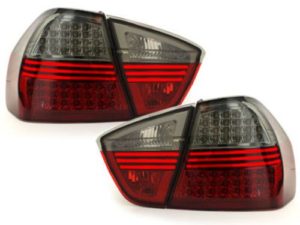 Πίσω φανάρια led για BMW E90 sedan (2005-2008) – φιμέ – σετ 2τμχ.