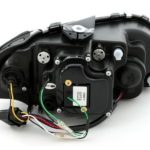 Φανάρια εμπρός led Dayline για Audi A3 (2003-2008) - χρωμίου , με λάμπες (Η1) - σετ 2τμχ.