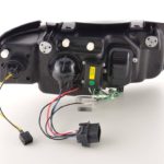 Φανάρια εμπρός led για Vw Polo 6N (1994-1999) - chrome , με λάμπες (Η1) - σετ 2τμχ.