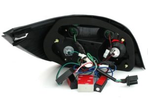 Πίσω φανάρια led για BMW E60 (2003-2007) – φιμέ φλας – σετ 2τμχ.