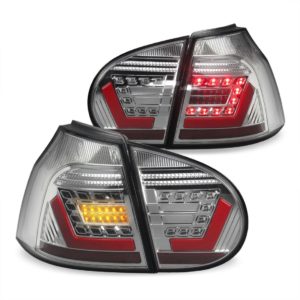 Πίσω φανάρια led για VW Golf 5 – lightbar design chrome – σετ 2τμχ.