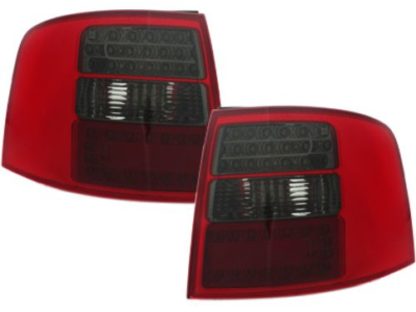 Πίσω φανάρια led Audi A6 combi (1997-2004) - φιμέ φλας - σετ 2τμχ.