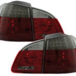 Πίσω φανάρια led  για BMW E61  (2003-2007) - led φλας φιμέ - σετ 2τμχ.